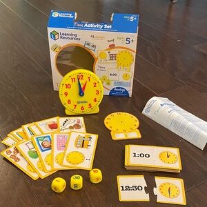 Learning Resources Time Activity Set - Yellow